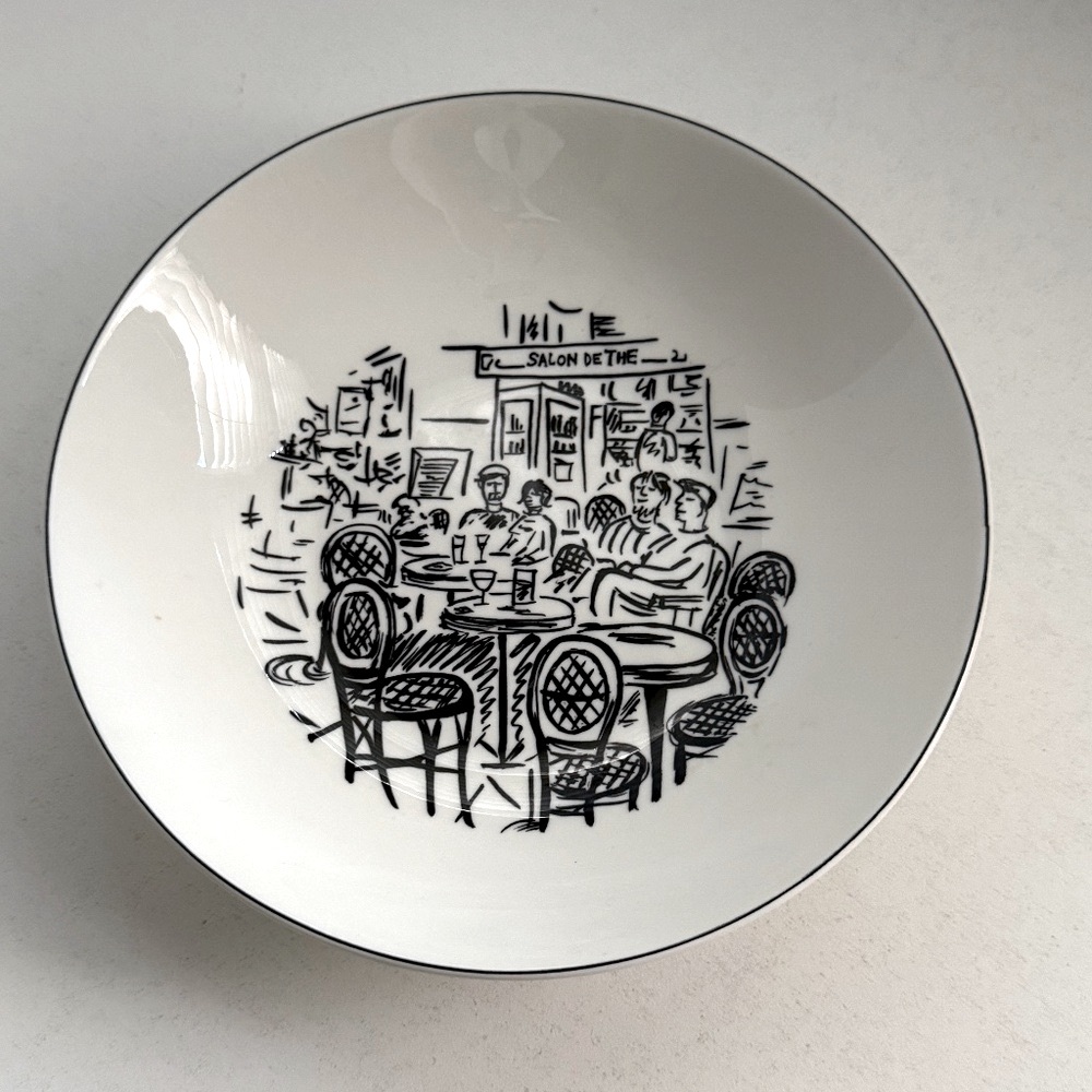 Mikasa Soup Bowl Ultima+ Super‎ Strong Fine China HK114 Parisian Scenes Design